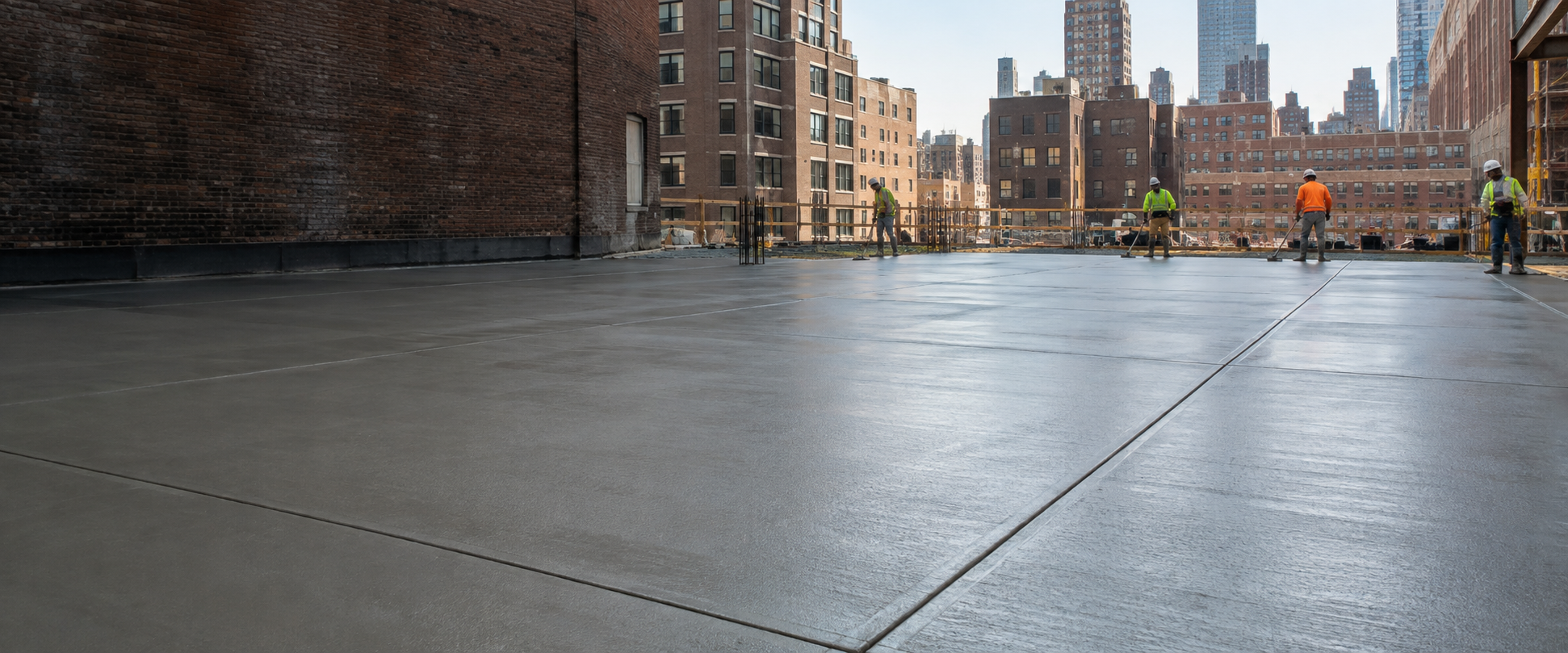 Backyard Concrete NYC project in New York