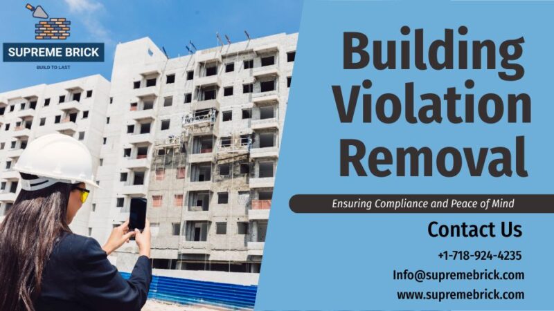 ECB Violation Removal NYC — Site assessment and project planning