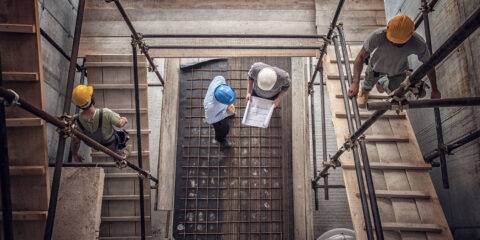 Local Law 11 Scaffolding NYC — Targeted repair work in progress